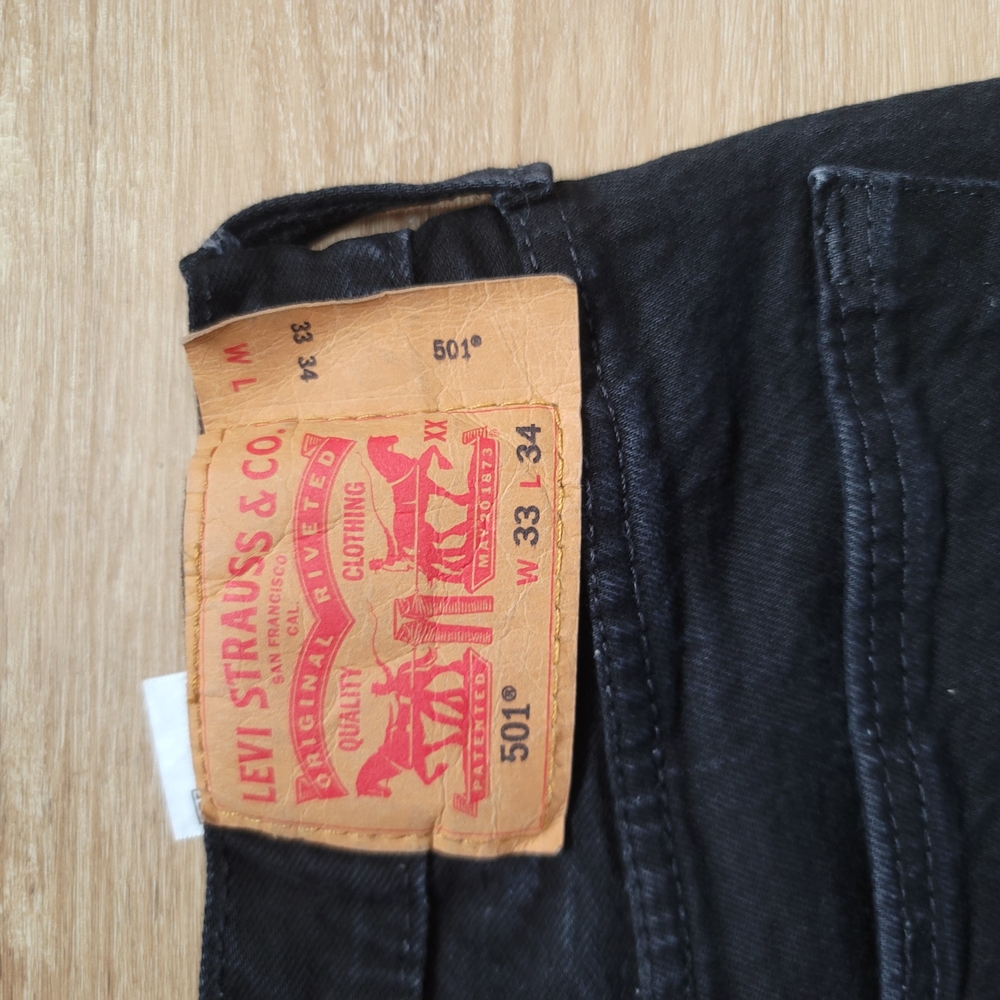 Levi's 501 Men's Black Jeans